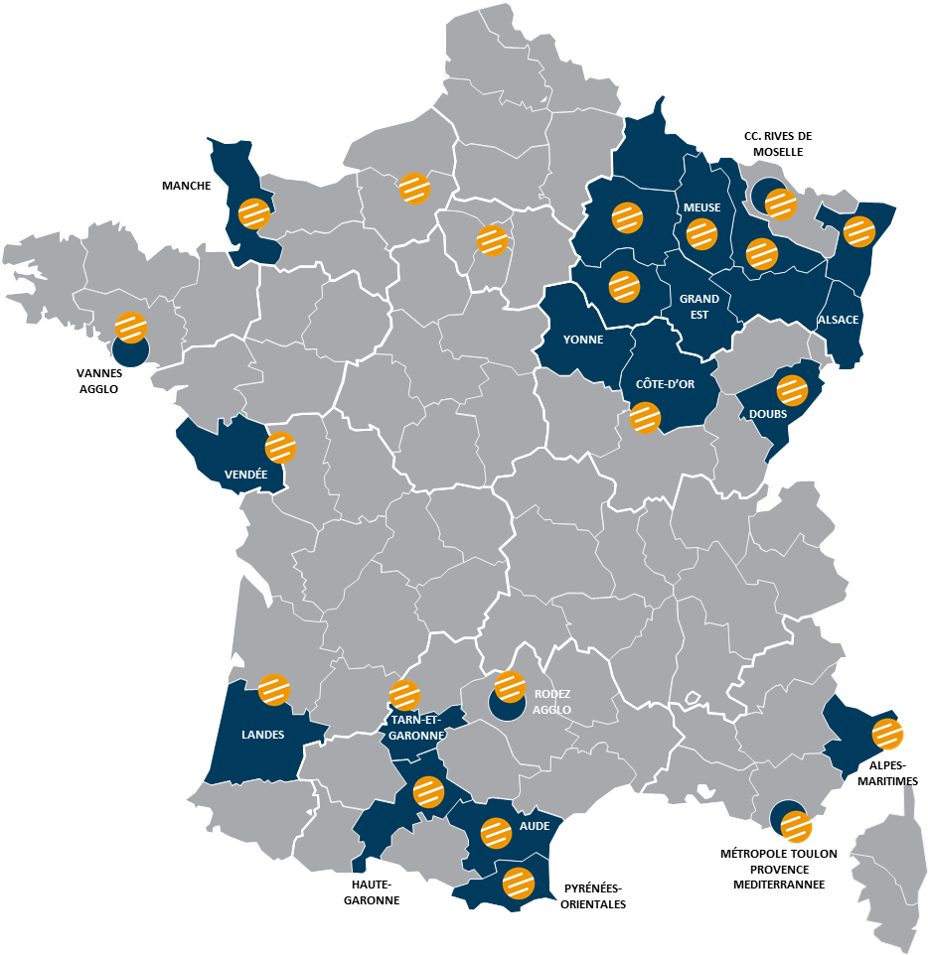 Carte réseaux THD Altitude Infra