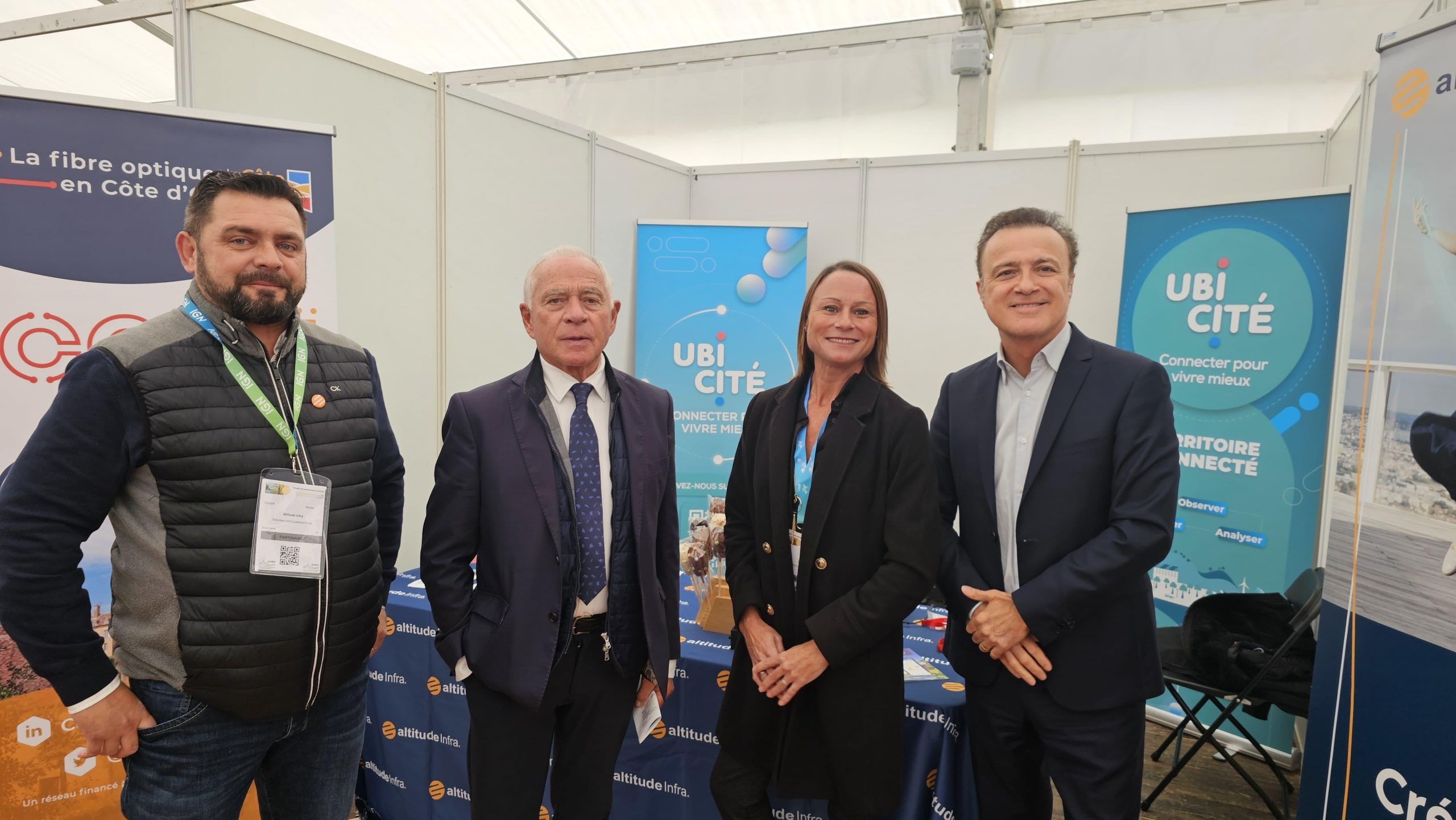 Altitude Infra à la rencontre des Maires Ruraux de France.
